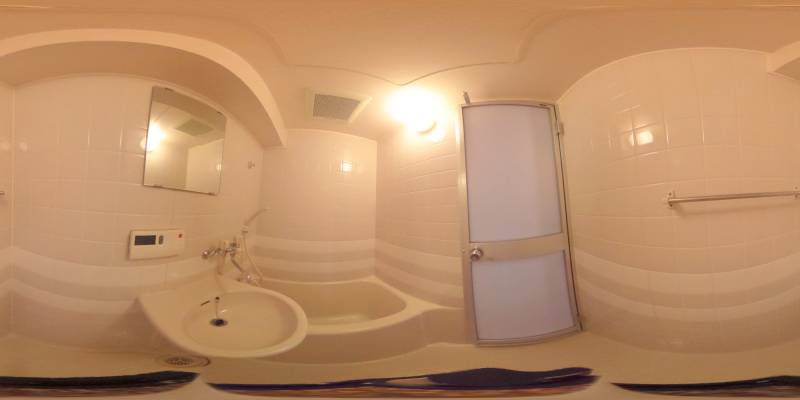 パノラマ画像バスルーム