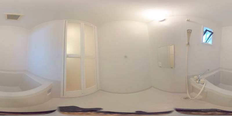 パノラマ画像バスルーム