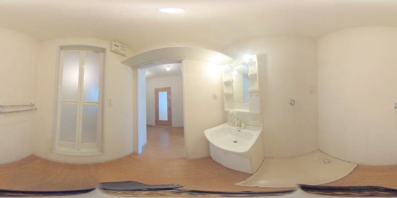 パノラマ画像洗面所