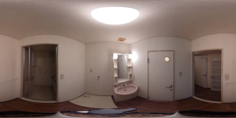 パノラマ画像洗面所