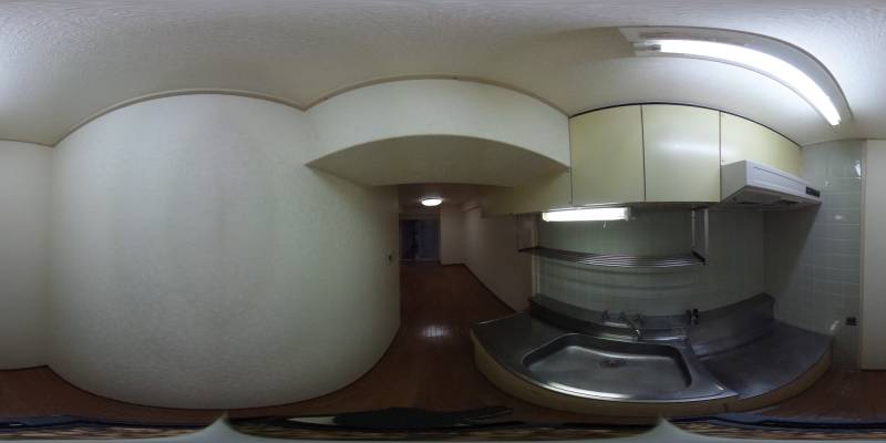 パノラマ画像キッチン