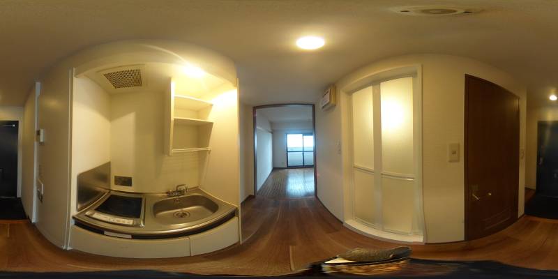 パノラマ画像キッチン