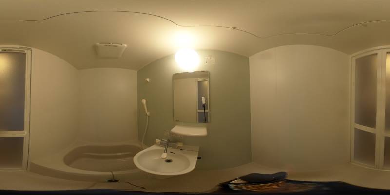 パノラマ画像バスルーム