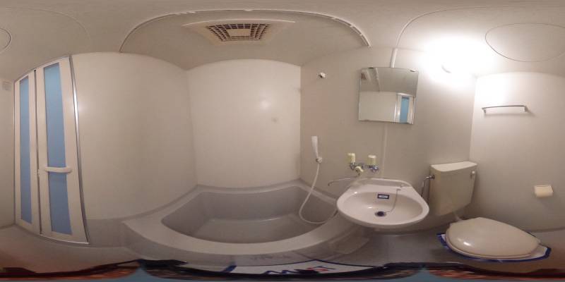 パノラマ画像バスルーム