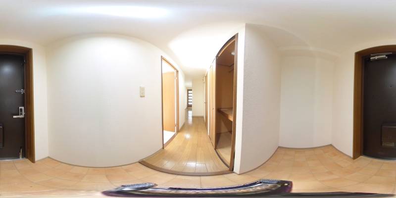 パノラマ画像玄関