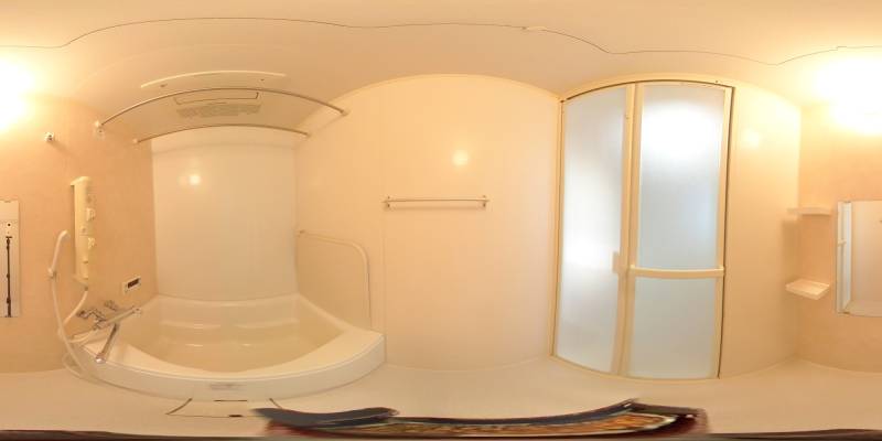 パノラマ画像バスルーム