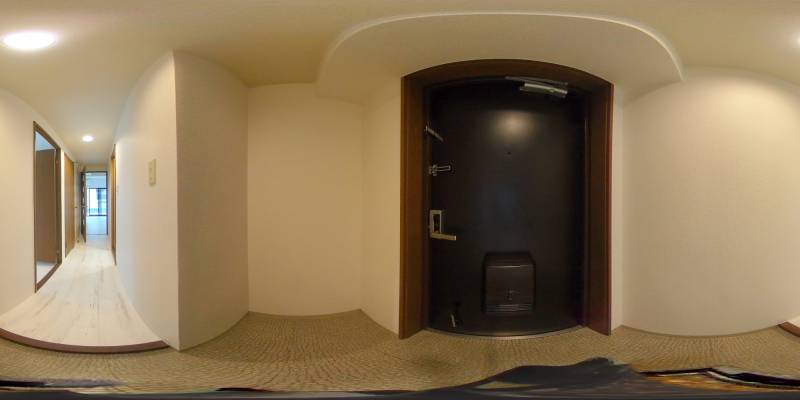 パノラマ画像玄関