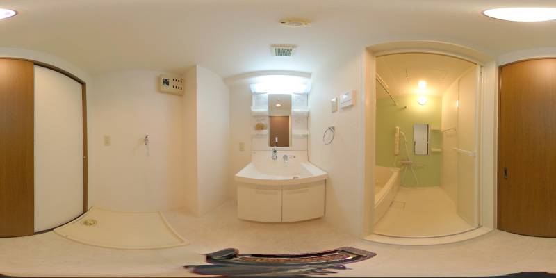 パノラマ画像洗面所