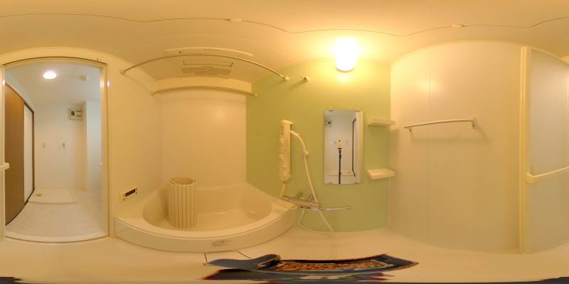 パノラマ画像バスルーム