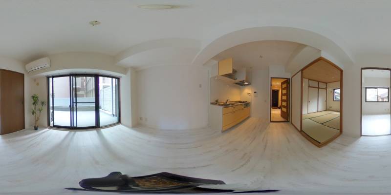 パノラマ画像リビング