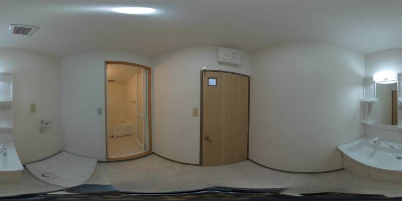 パノラマ画像洗面所