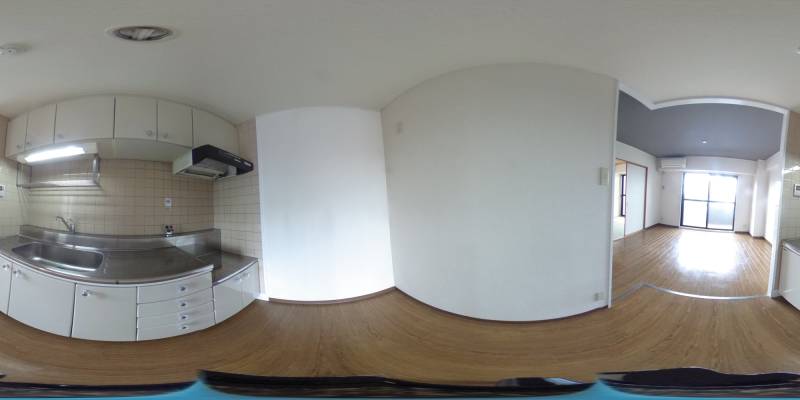 パノラマ画像キッチン