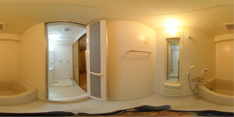 パノラマ画像バスルーム