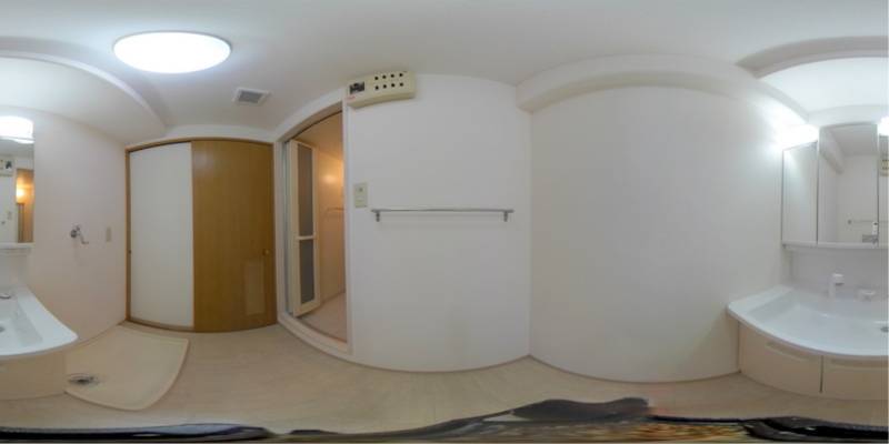 パノラマ画像洗面所