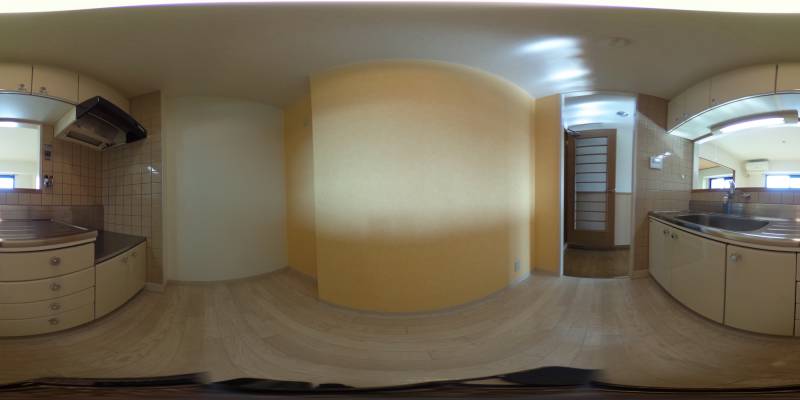 パノラマ画像キッチン