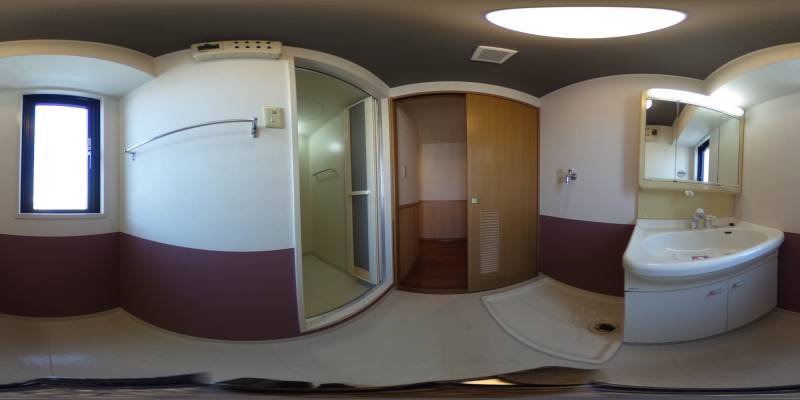 パノラマ画像洗面所