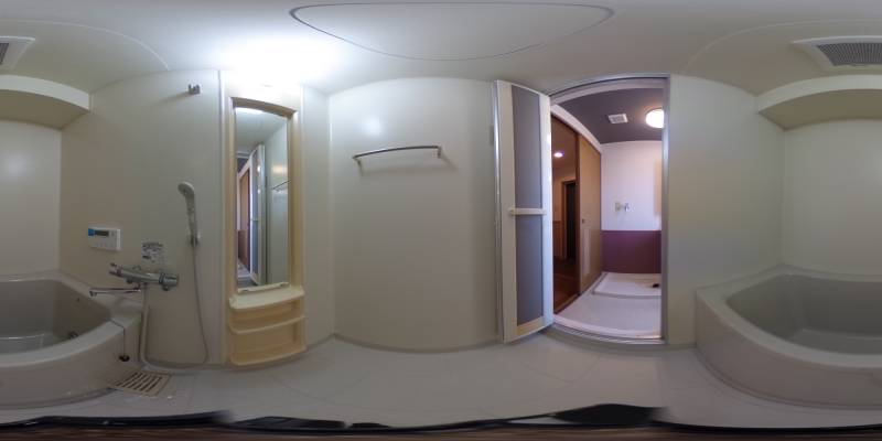 パノラマ画像バスルーム