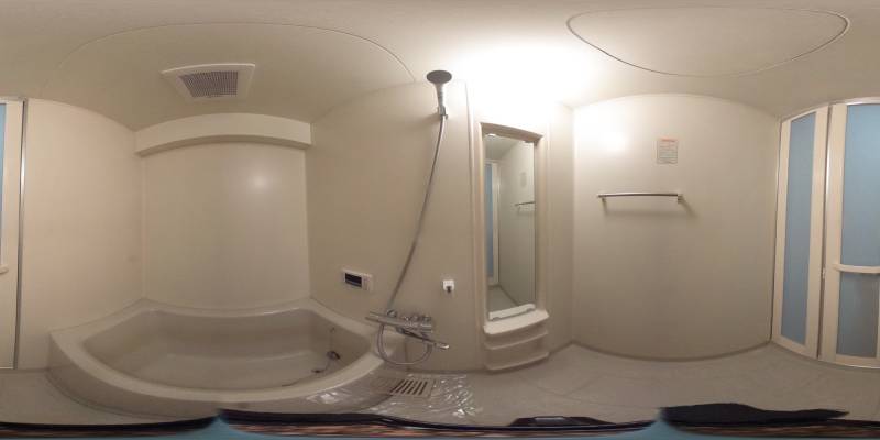 パノラマ画像バスルーム