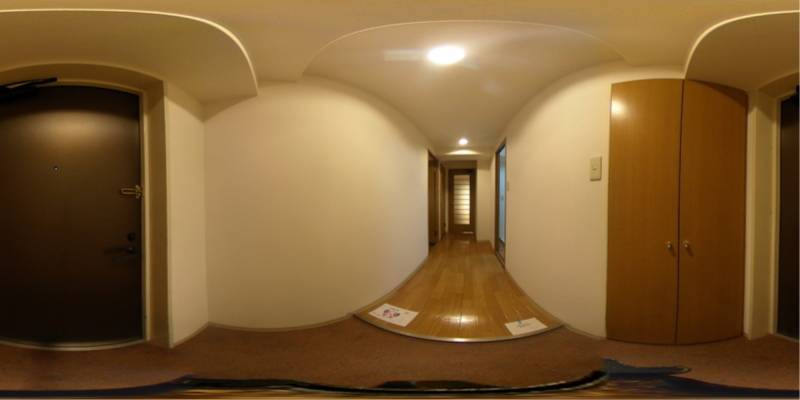 パノラマ画像玄関