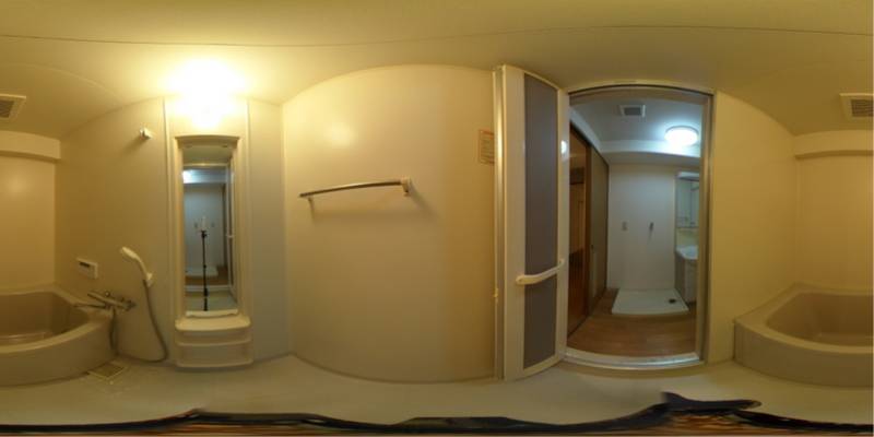 パノラマ画像バスルーム