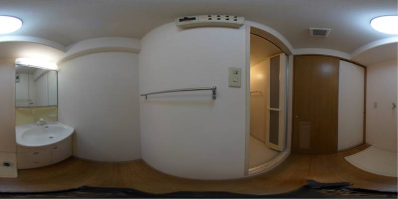パノラマ画像洗面所