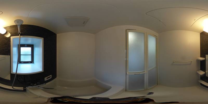 パノラマ画像バスルーム