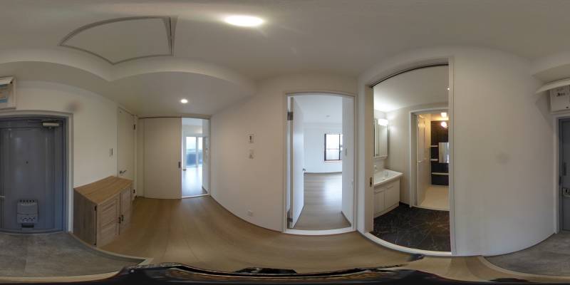 パノラマ画像玄関