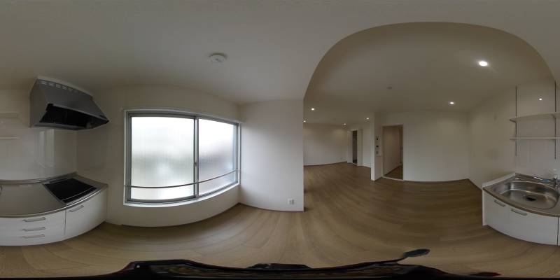 パノラマ画像キッチン