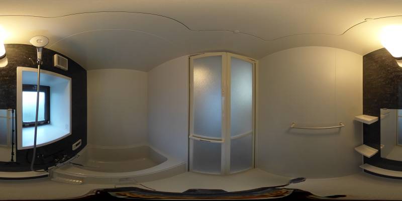 パノラマ画像バスルーム