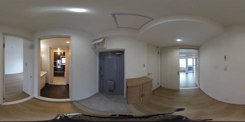 パノラマ画像玄関