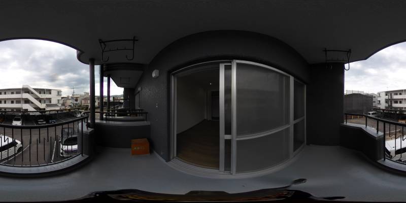 パノラマ画像バルコニー