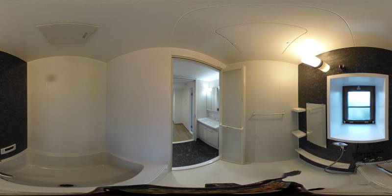 パノラマ画像バスルーム