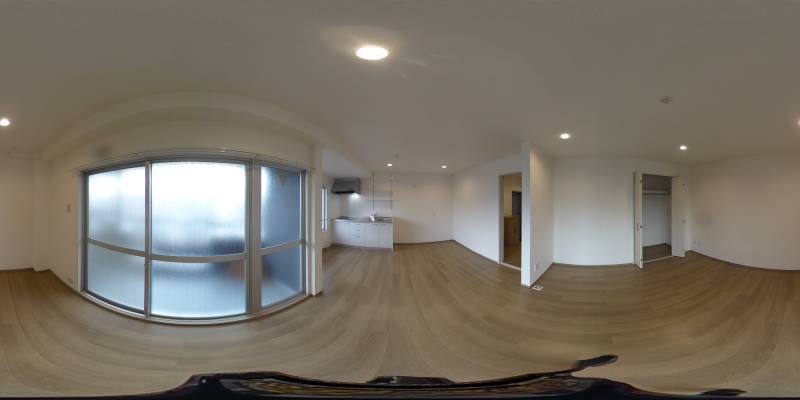 パノラマ画像リビング