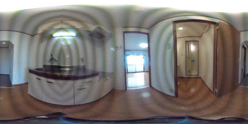 パノラマ画像キッチン