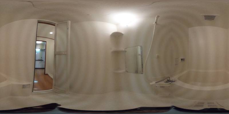 パノラマ画像バスルーム