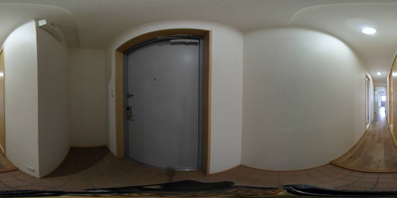 パノラマ画像玄関