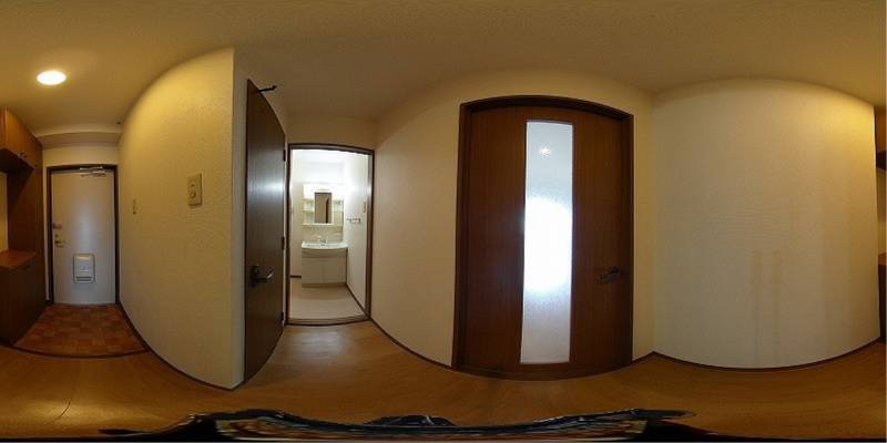 パノラマ画像玄関