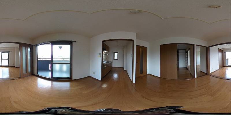 パノラマ画像リビング