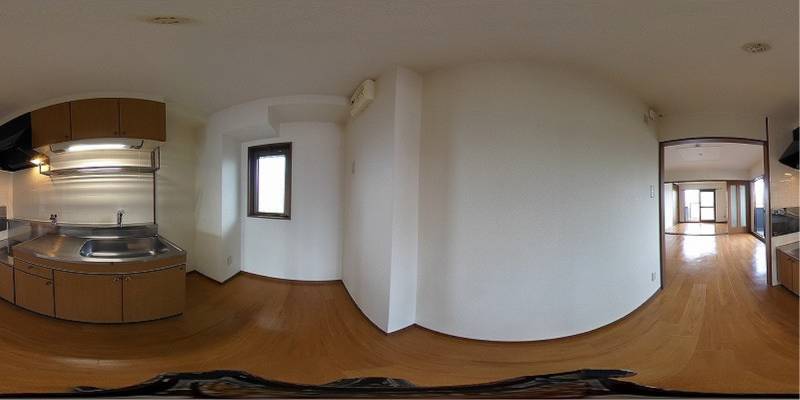 パノラマ画像キッチン