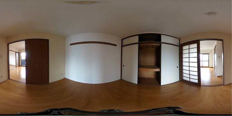 パノラマ画像洋室