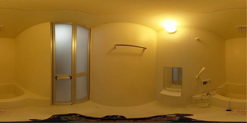 パノラマ画像バスルーム