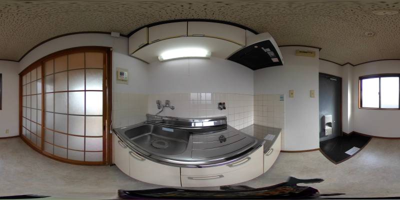 パノラマ画像キッチン