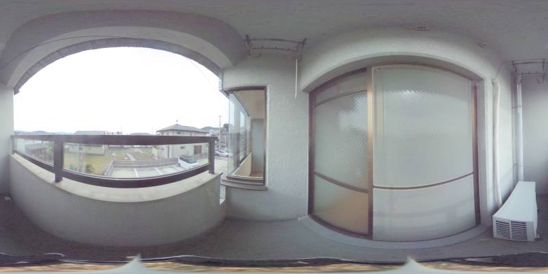パノラマ画像バルコニー