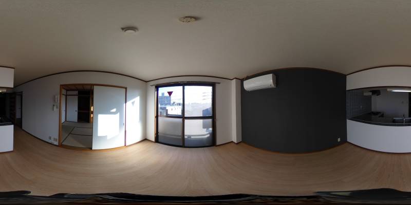 パノラマ画像リビング