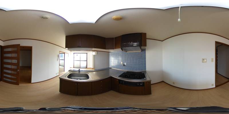 パノラマ画像キッチン