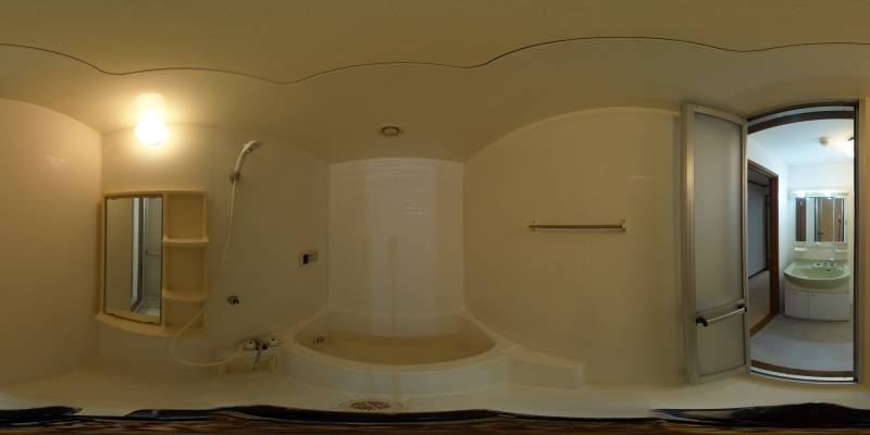 パノラマ画像バスルーム