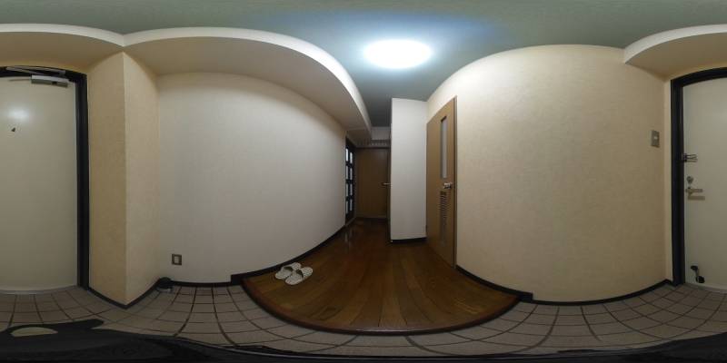 パノラマ画像玄関