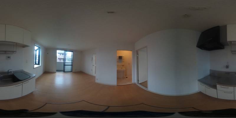 パノラマ画像キッチン