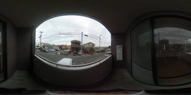 パノラマ画像バルコニー