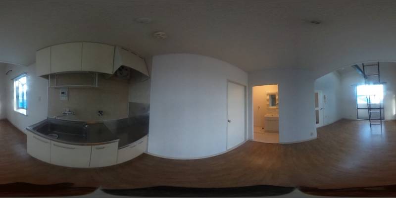 パノラマ画像キッチン